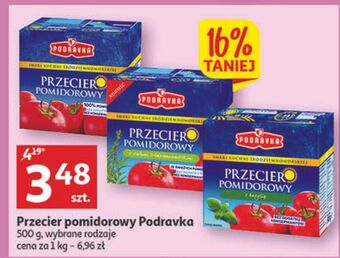 Auchan Przecier pomidorowy z ziołami śródziemnomorskimi podravka oferta