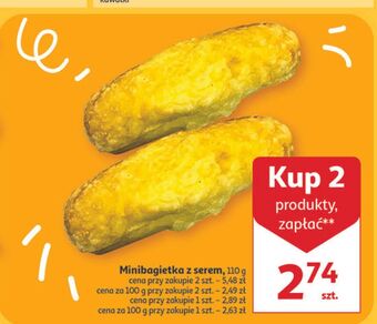 Auchan Minibagietka z serem oferta