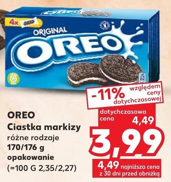 Kaufland Oreo Ciastka markizy 170/176g oferta