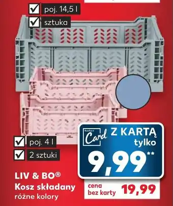 Kaufland Liv&Bo Kosz składany oferta