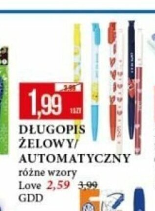 E.Leclerc Długopis żelowy automatyczny oferta