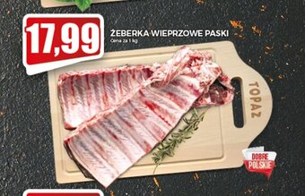 Topaz Żeberka wieprzowe paski 1kg oferta