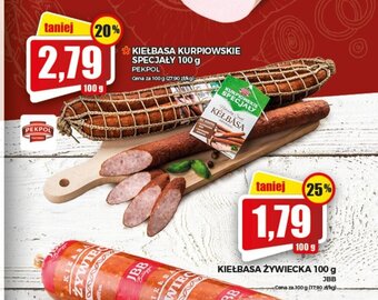 Topaz Kiełbasa żywiecka 100g oferta