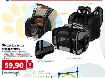 Lidl Plecak lub torba transportowa oferta