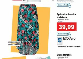 Lidl Spódnica damska z wiskozy oferta