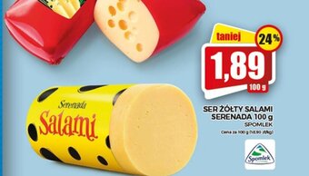 Topaz Ser żółty salami Serenada 100g oferta
