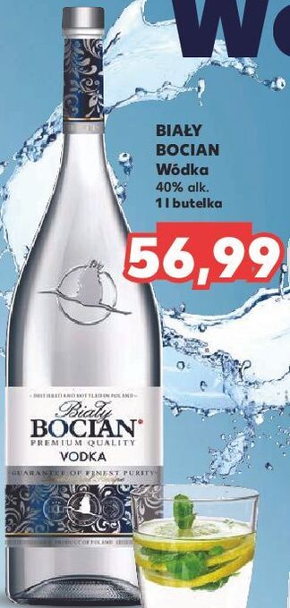 Kaufland Wódka biały bocian vodka oferta