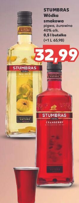 Kaufland Wódka stumbras quince oferta