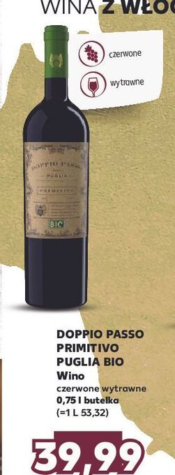 Kaufland Wino doppio passo primitivo oferta
