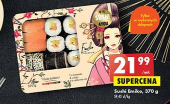 Biedronka Sushi Emiko 370g oferta