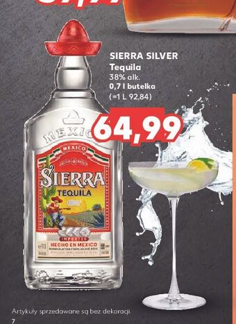 Kaufland Tequila sierra silver oferta