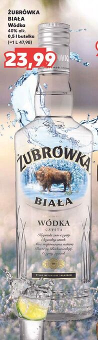 Kaufland Wódka żubrówka biała oferta