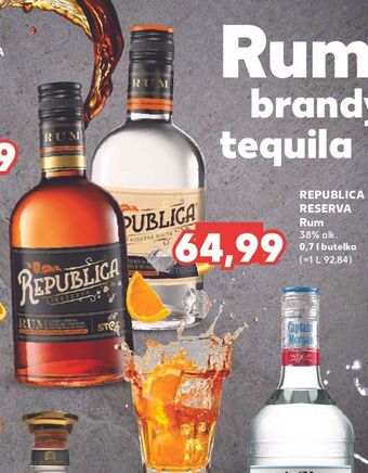Kaufland Rum republica reserva dark oferta
