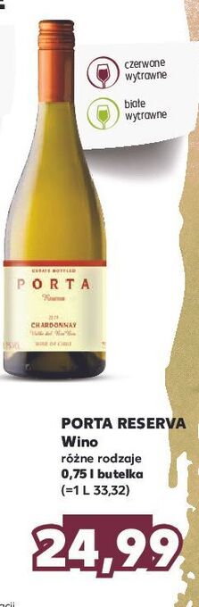 Kaufland Wino portada reserva oferta