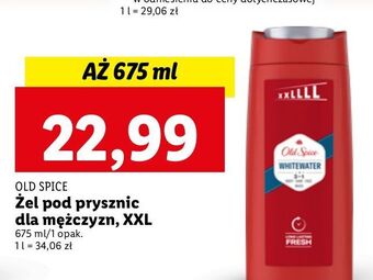 Lidl Zel pod prysznic old spice whitewater oferta
