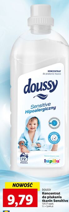 Lidl Koncentrat do płukania tkanin sensitive doussy oferta