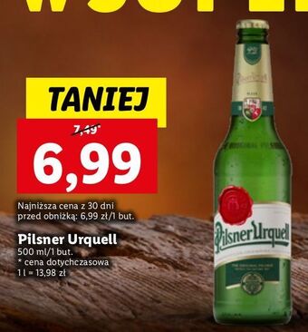 Lidl Piwo pilsner urquell oferta