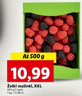 Lidl Żelki malinki oferta