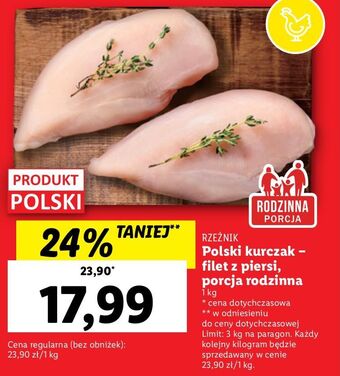 Lidl Filet z piersi kurczaka rzeźnik codzienna dostawa oferta