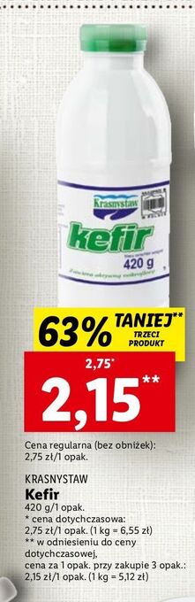 Lidl Kefir krasnystaw oferta