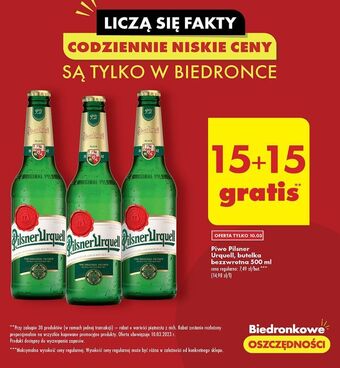 Biedronka Piwo pilsner urquell oferta