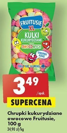 Biedronka Chrupki kukurydziane owocowe fruitusie oferta