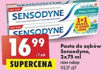 Biedronka Pasta do zębów sensodyne deep clean oferta