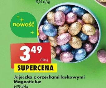 Biedronka Praliny z czekolady mlecznej nadzieniem jajeczka magnetic oferta