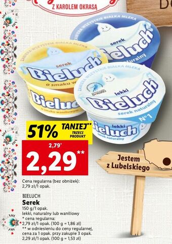 Lidl Serek wanilia bieluch oferta