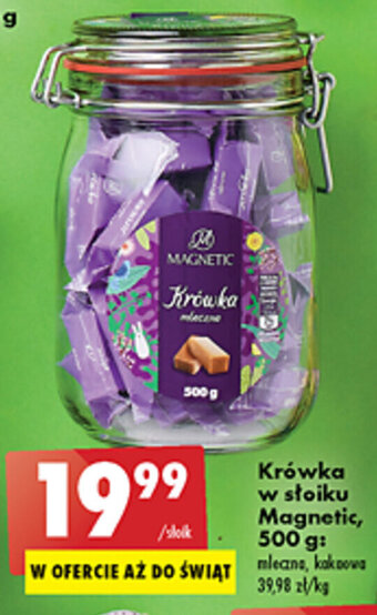 Biedronka Magnetic Krówka w słoiku 500g oferta