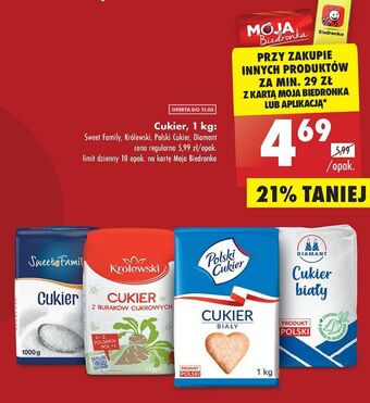 Biedronka Cukier sweet family oferta