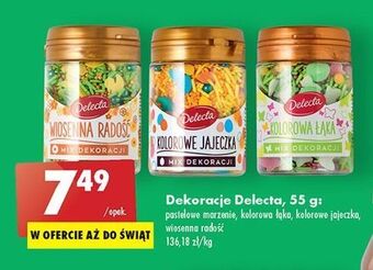 Biedronka Mix dekoracji pastelowe marzenie delecta oferta