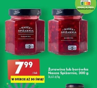 Biedronka Żurawina nasza spiżarnia oferta