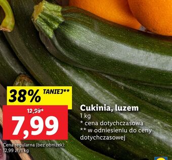 Lidl Cukinia oferta