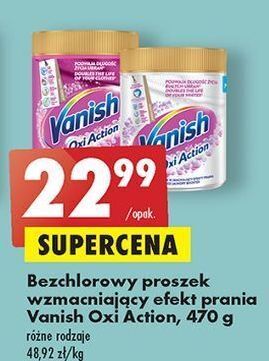 Biedronka Odplamiacz w proszku white vanish oxi action oferta