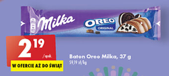 Biedronka Mondelez Baton Oreo Milka 37g oferta