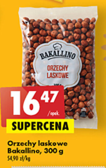 Biedronka Bakallino Orzechy laskowe 300g oferta