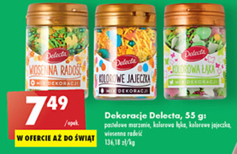 Biedronka Delecta Dekoracje 55g oferta
