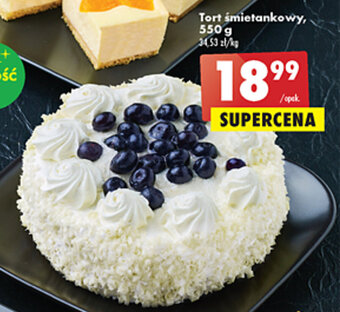 Biedronka Tort śmietankowy 550g oferta
