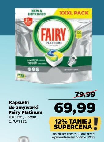 Netto Kapsułki do zmywarki fairy platinum oferta
