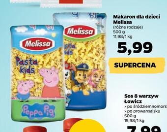 Netto Makaron dla dzieci melissa oferta