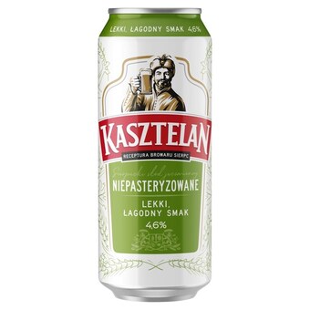 ALDI Kasztelan piwo jasne niepasteryzowane 500 ml oferta