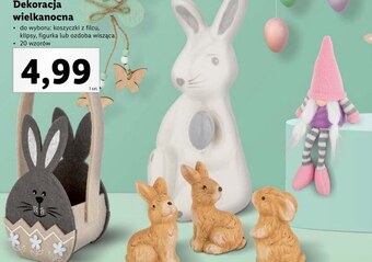 Lidl Dekoracja wielkanocna oferta