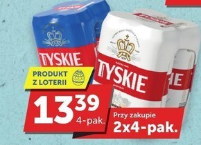 Groszek Tyskie piwo jasne 2 l (4 x 0,5 l) oferta