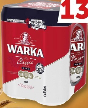 ABC Warka classic piwo jasne 4 x 500 ml oferta