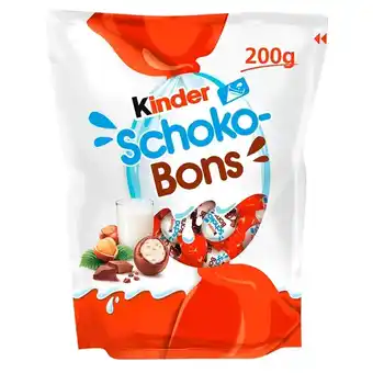 Kaufland Kinder schoko-bons czekoladki z mlecznej czekolady z nadzieniem mlecznym i orzechami 200 g oferta