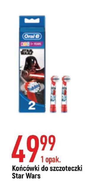 E.Leclerc Końcówka do szczoteczki elektrycznej star wars oral-b d2 kids oferta