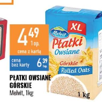 E.Leclerc Płatki owsiane górskie melvit oferta