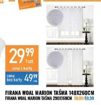 E.Leclerc Firana marion woal 260 x 140 cm domarex oferta