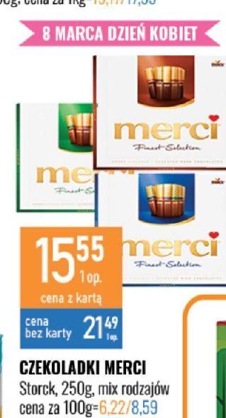 E.Leclerc Bombonierka niebieska storck merci oferta